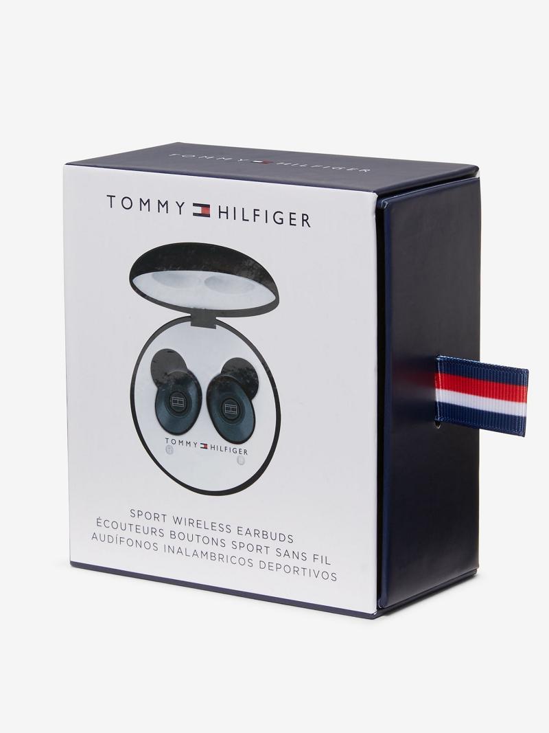 Fiú Tommy Hilfiger Wireless Earbuds And Charging Case Technology Fekete | HU 2387ZUT